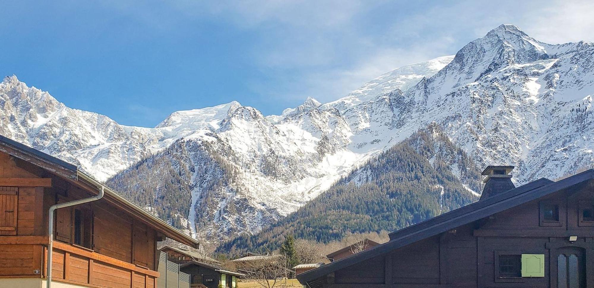 La Griaz - Chaleureux Et Cosy -Vue Sur Les Montagnes - Grand Balcon Apartman Les Houches Kültér fotó